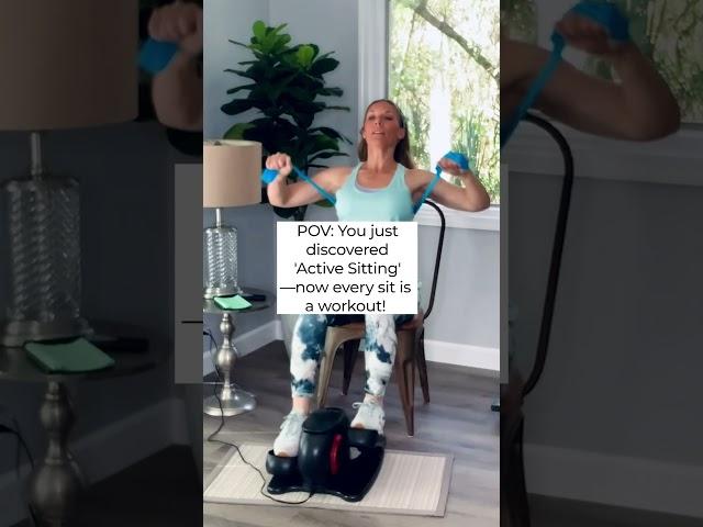 Active Sitting with Orbitrek MX #keepmoving #StayActive  #HealthyLifestyle #homefitness
