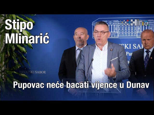 Mlinarić: Pupovac neće bacati vijence u Dunbav