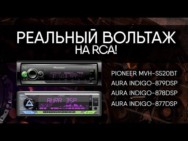 AurA INDIGO - Реальный вольтаж на RCA!