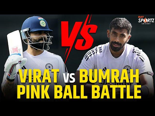 Virat Kohli vs Jasprit Bumrah : The Pink Ball 'Battle' between 2 legends of Indian Cricket । BGT