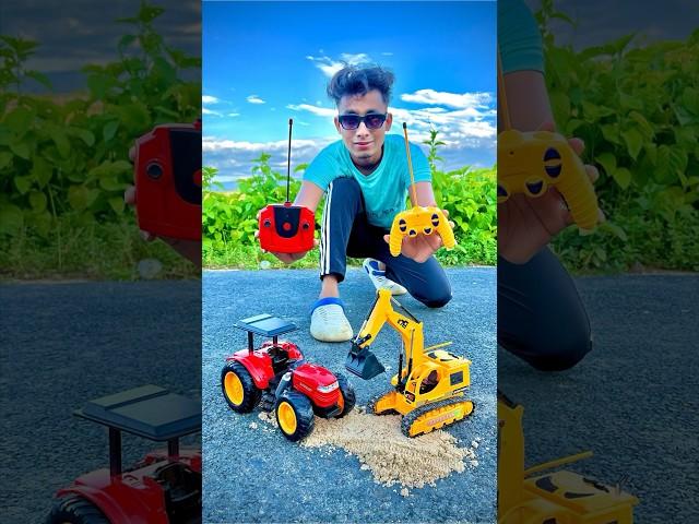 Rc Excavator V/S Rc Tractor unboxing #excavator #tractor