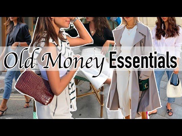 16 Old Money Clothing ESSENTIALS * Capsule Wardrobe for a Classic Style!