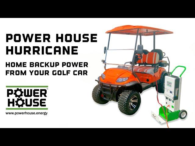 Use Your Golf Car For Home Backup Power