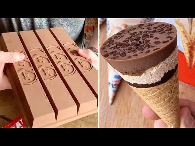 Homemade Chocolate Ice Cream | Easy Chocolate Cake Decorating Ideas | So Yummy Cake