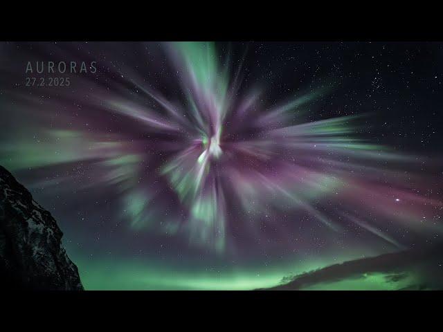 Auroras 27.2.2025 (Lyngenfjord, Norway)