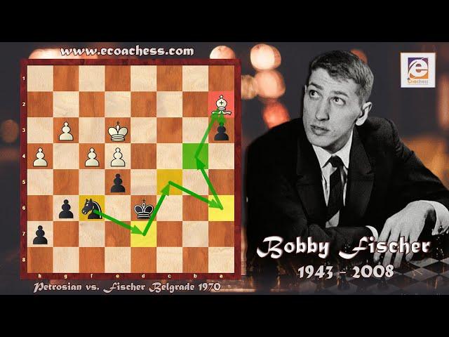 Greatest Chess Positional Play! Tigran Petrosian vs. Bobby Fischer Belgrade 1970