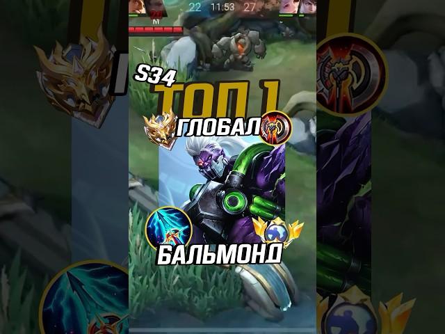 Самый быстрый гайд на Бальмонда от Топ 1 глобала #млбб #mobilelegends #mlbb