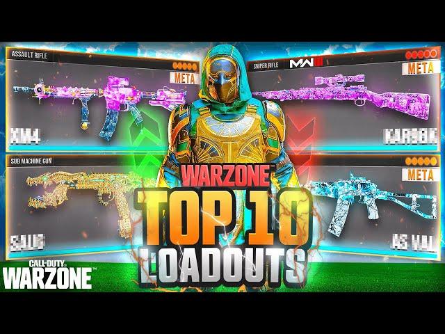 TOP 10 *BROKEN* META Loadouts in Warzone