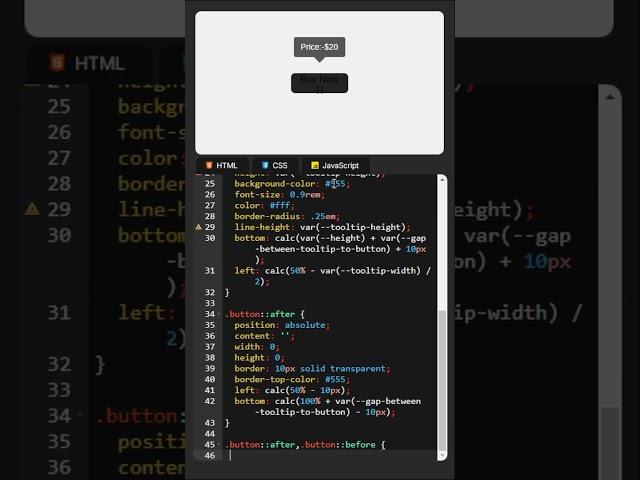 Day 03 - Awesome CSS Order Button Animation #coding #webdevelopment #frontend #programmingtips #css