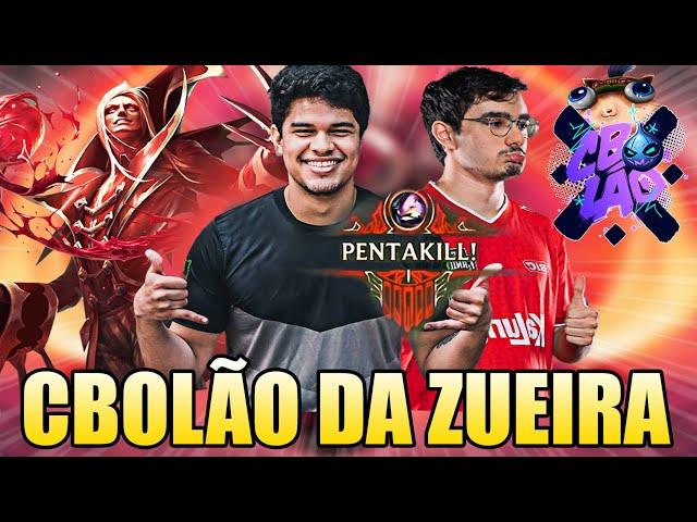 MONO CHAMPIONS fazendo MÁGICA, AYEL mitando e PENTAKILL do GUIGO - CBOLÃO DA ZUEIRA