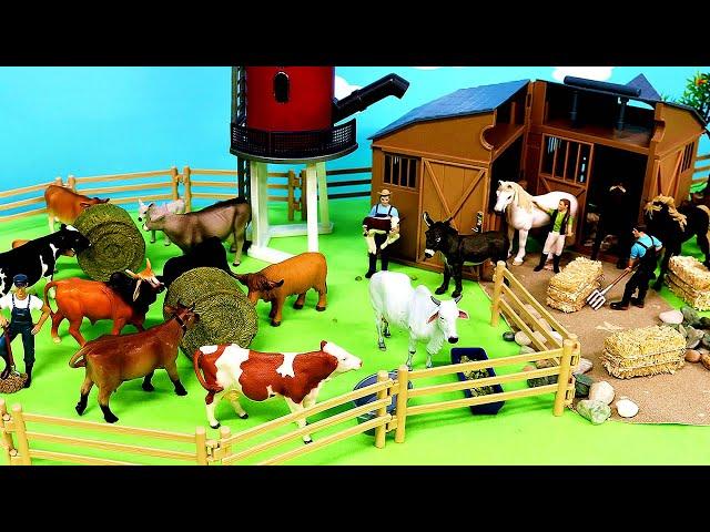 Fun Farm Barn Set and Animals For Kids