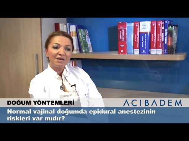 Normal vajinal doğumda epidural anestezinin riskleri var mıdır?