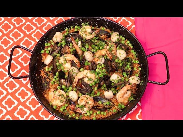 Authentic Spanish Seafood Paella | Christine Cushing