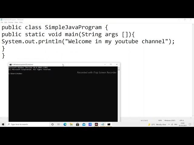 How to Compile and Run Java Program in Command Prompt (CMD)