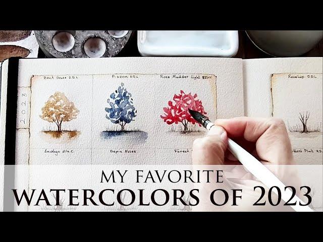 Watercolors I fell in love with in 2023!!️