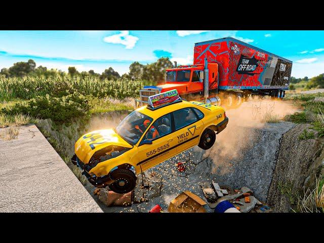 Cars VS Ditch Trap  BeamNG.Drive