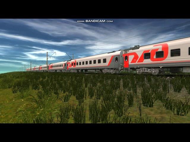 ТЭП70БС-088 С Пассажирскими Вагонами В Trainz Simulator 2012