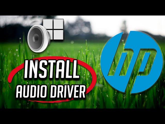 Install Realtek Audio Driver for HP Laptop - Tutorial