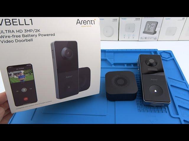 Умный видео домофон дверной видеозвонок Arenti VBELL1 Laxihub 2K WiFi обнаружение движения