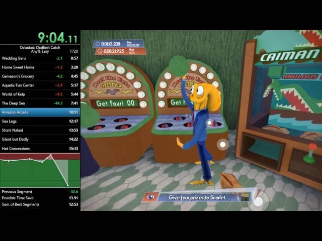 [FORMER WR] Octodad: Dadliest Catch - Any% Easy - 14:32 RTA/13:48 No Loads