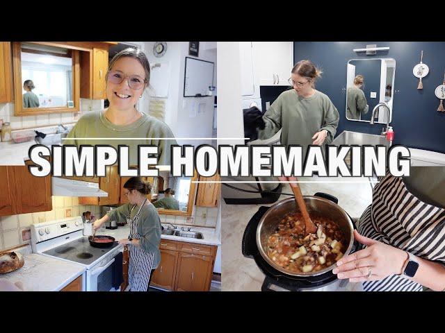 HOMEMAKING, COOKING, & SIMPLE LIVING | MOM LIFE VLOG