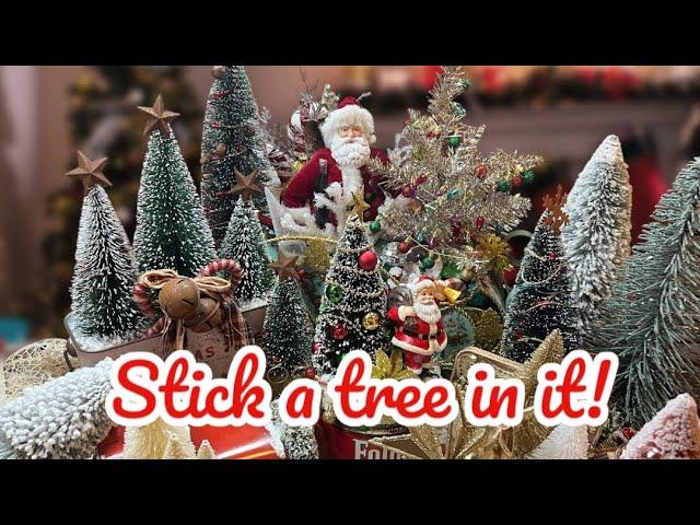 20 Ways to use Bottle Brush Trees for Christmas