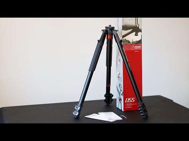 UNBOXING the Manfrotto 055 PRO X3 Tripod in English