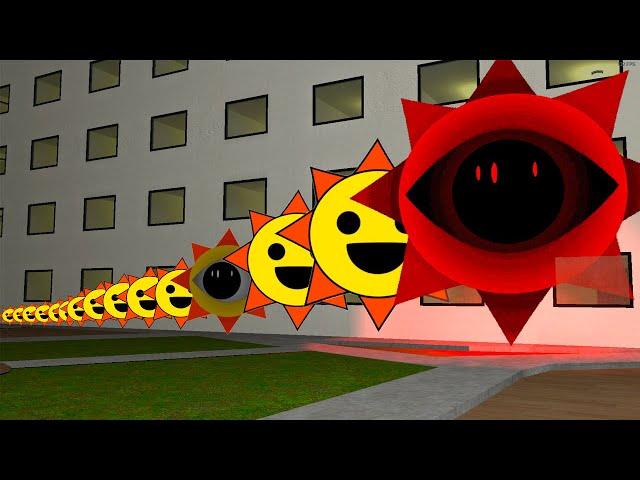 All the Sizes Of Sprunki Mr. Sun wants me to help them