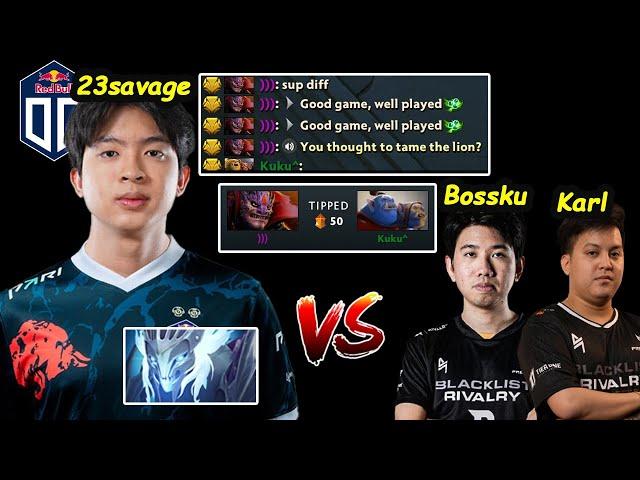 23savage vs Kuku Karl | Spectre Carry Back !! Server SEA Dota 2