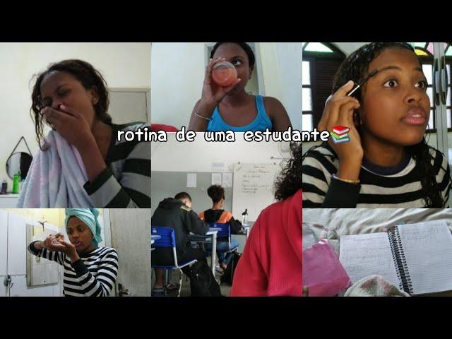 Rotina de uma estudante~arruma-se comigo,escola,testando produtinho novo,comida..