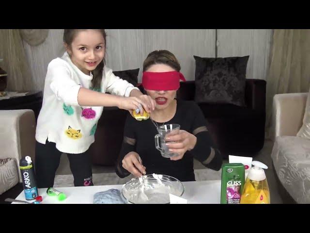 Slime Şakası Gözü Kapalı Slime Challenge Çöplük Slime Prenses Lina