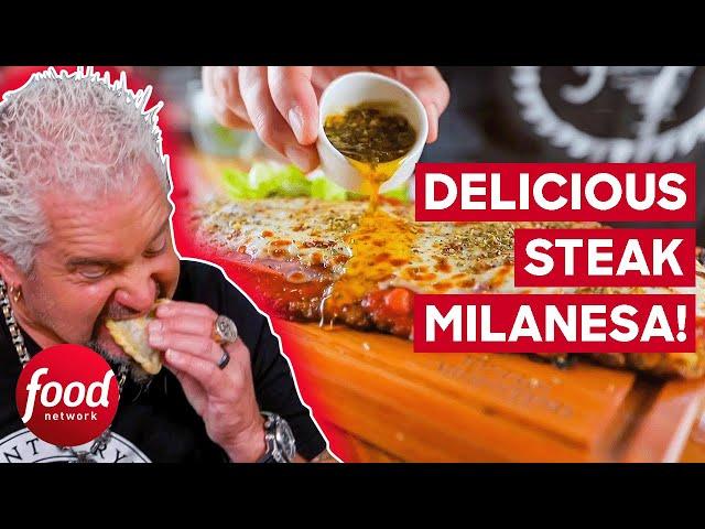 Guy Fieri's Steak Milanesa MADNESS In Colorado | Diners, Drive-Ins & Dive