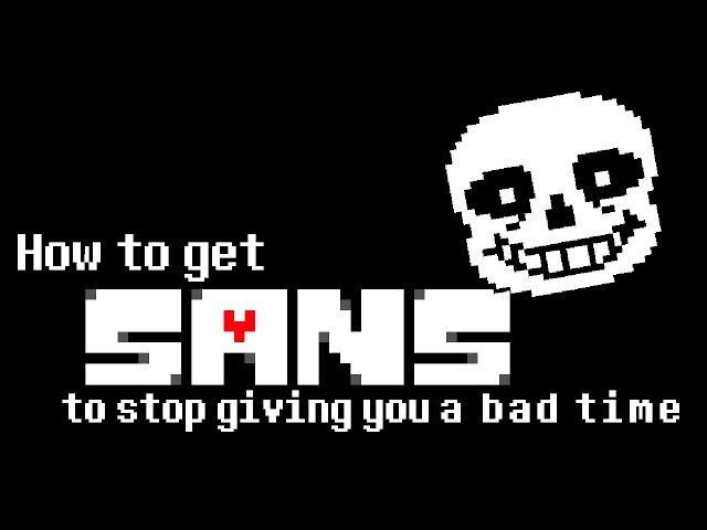 Undertale - Sans Fight Strategies and Tips