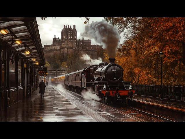 a quiet playlist for train rides in autumn | reading/studying/relaxing | dark academia