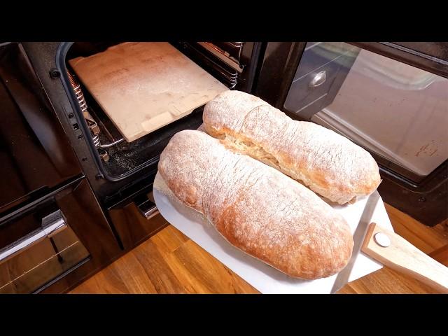 Stonebaked Ciabatta Bread: The quick n easy version