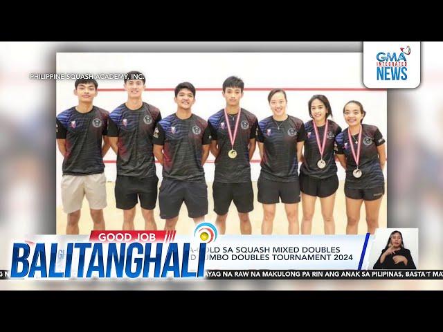 Kayod Pilipinas, naka-gold sa squash mixed doubles sa 11th SICC Marigold Jumbo... | Balitanghali