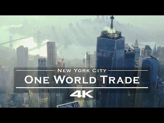 One World Trade Center - New York City, USA  - by drone [4K]