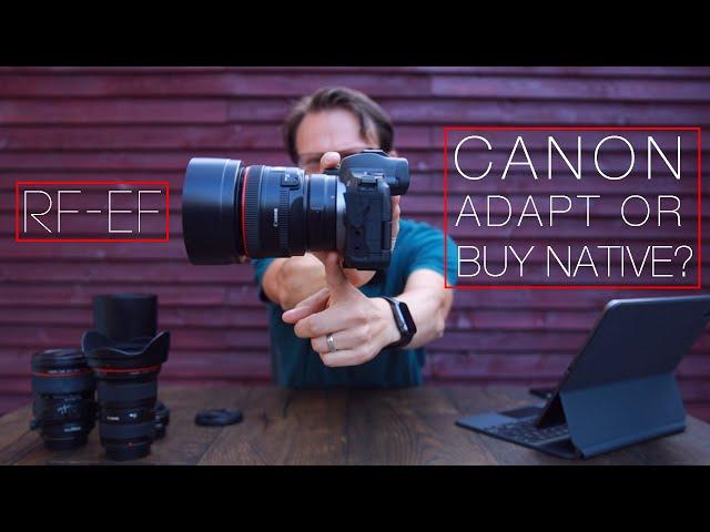 Canon Mirrorless - adapting EF lenses VS native RF?