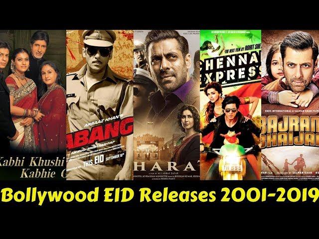 All Bollywood EID Releases From 2001 to 2019 With Box Office Collection and Verdict