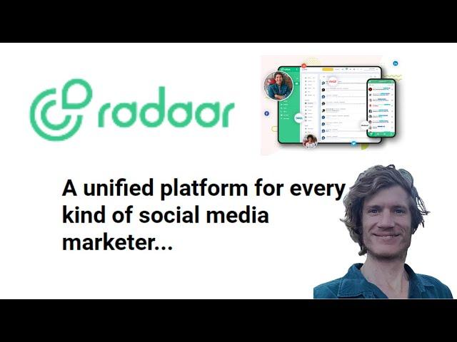 Social Media Managment Tools - RADAAR walkthrough review & comparison