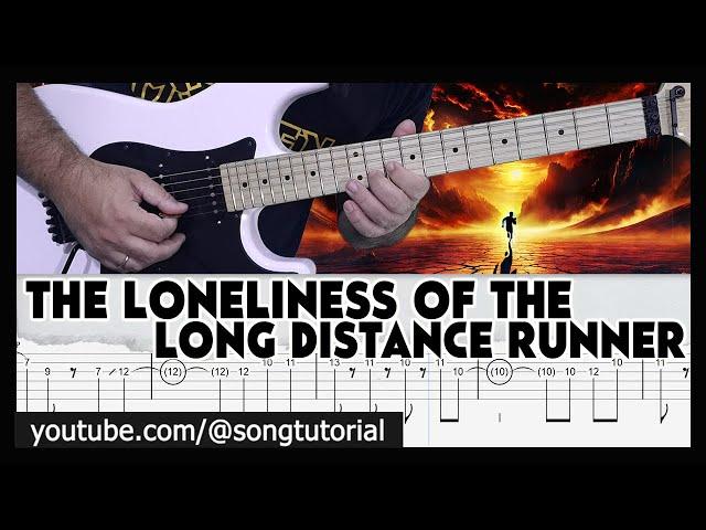 Iron Maiden | The Loneliness of the Long Distance Runner | TAB | Guitar Cover | Lesson