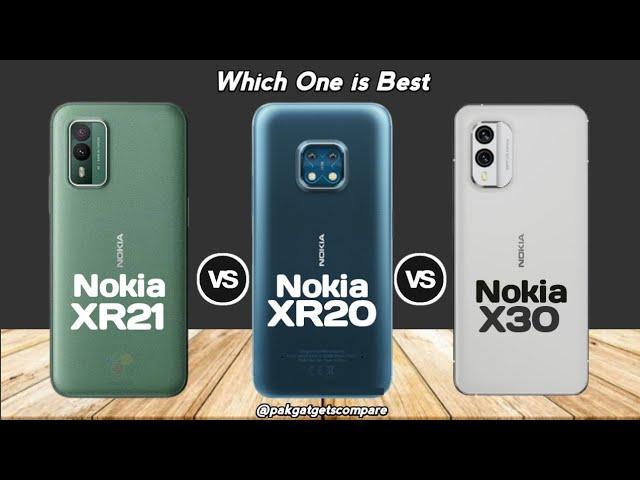 Nokia XR21 Vs Nokia XR20 Vs Nokia X30