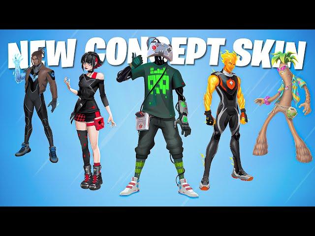 All NEW Fortnite Concept/Survey Skins!