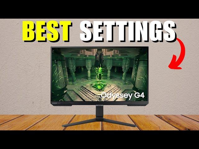 Samsung Odyssey G4 Best Settings