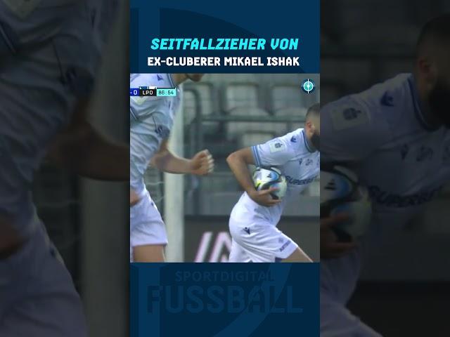 Seitfallzieher von Mikael Ishak  #ekstraklasa #sportdigital #bundesliga #fußball