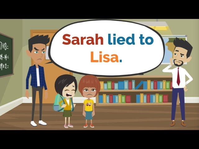 Lisa's fight with Sarah! - Conversation in English - English Communication Lesson