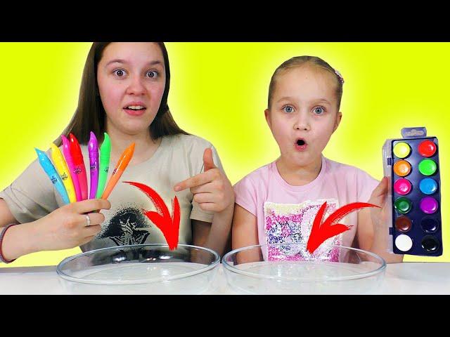 Битва Слаймов из КАНЦЕЛЯРИИ / Slime Challenge из Случайных Ингридиентов