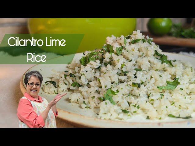 Cilantro Lime Rice! This Dish will save your day. ️