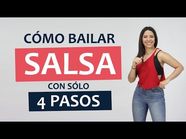  Cómo BAILAR SALSA paso a paso | TUTORIAL | [¡Aprende 4 pasos aquí!]