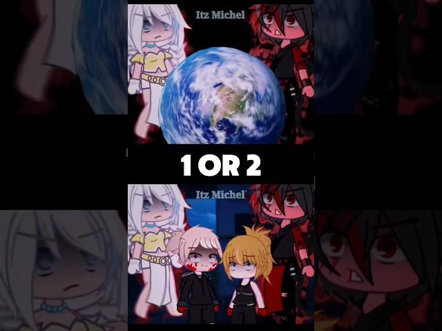 1 or 2?  #gacha #gachalife #gachaclub #gachashorts #fyp #trend